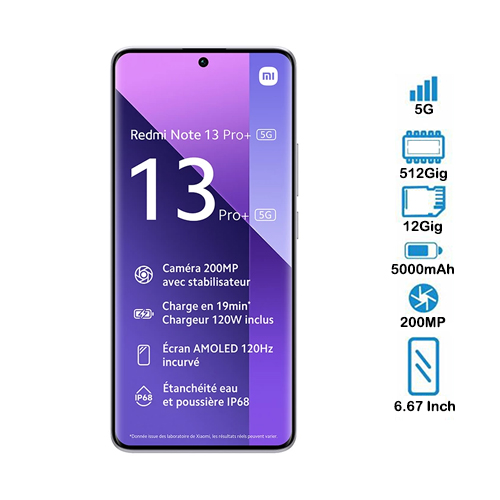 Xiaomi Redmi Note 13 pro+ 512GB RAM12 5G